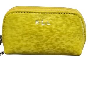 Lauren Ralph Lauren Newbury Mini Cosmetic Case/key chain, NWT, Saffiano Leather